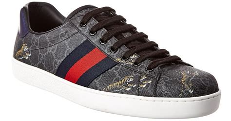 gucci lowtop tiger|Gucci Men's Ace GG Supreme Tiger Low.